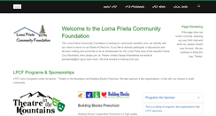 Desktop Screenshot of lpcf.org